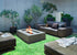 Ecosmart Fire Wharf 65 Fire Pit Table - Teak Finish / Stainless Steel Burner - ESF.O.NOV.600.BO.B